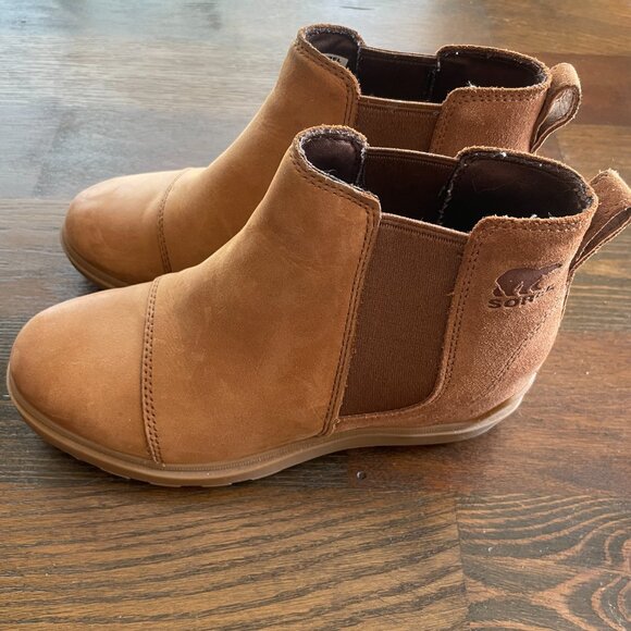 SOREL Evie II Wedge Chelsea Boot NEW - Picture 2 of 10